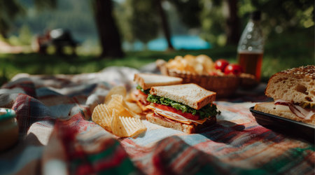 Pasta with mushrooms, tomatoes and parmesan on the tableの素材