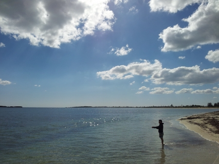 A Sunny day by the beach の写真素材