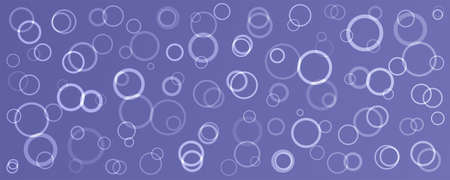On a very peri background, color of the year 2022, circles of different sizesのイラスト素材