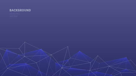 n very peri color of the year 2022, with a bright computer networkのイラスト素材