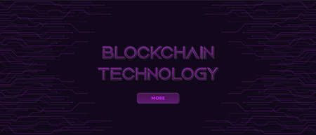 Blockchain technology concept, cryptocurrency.のイラスト素材