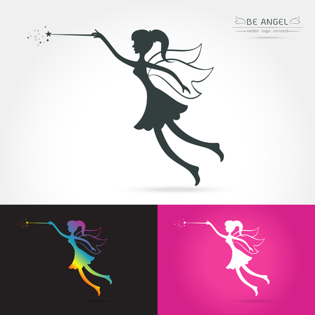 Fairy flyingのイラスト素材