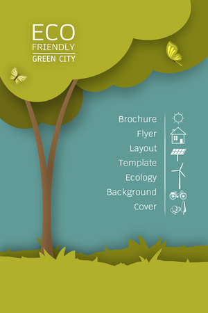 Vector Brochure design Layout templateのイラスト素材