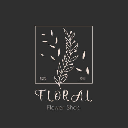 Vector hand drawn of flower logo template for labels, logos and badges for health care,florist, photography, wedding,flower shop, cosmetics, spa and wellness, beauty salon
botanicaのイラスト素材