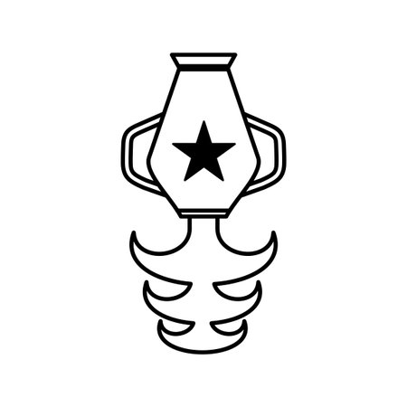 Aquarius  zodiac sign logo icon isolated horoscope symbol vector illustrationのイラスト素材