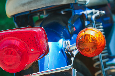 New tail light cover Old Motorbike The shocking value added to make the old car beautiful again awesomeの写真素材