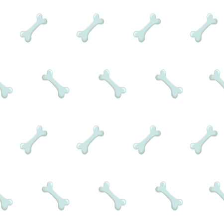 Seamless pattern with bones for pets. Or bones from the trashのイラスト素材