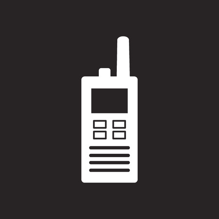 Vector icon portable radio.のイラスト素材