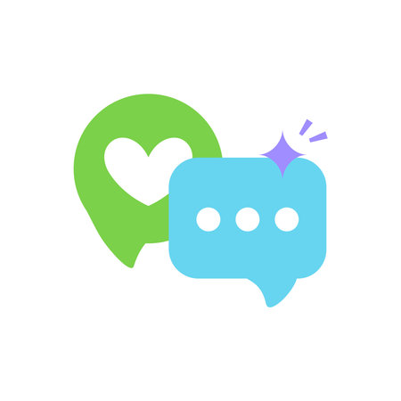 Social network chat box symbols. Speak bubbles messenger social networks, message notification. Text...