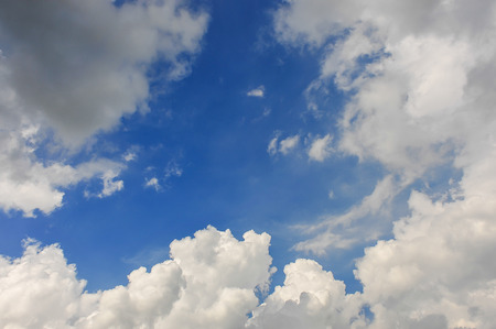 Blue sky with cloud in summer