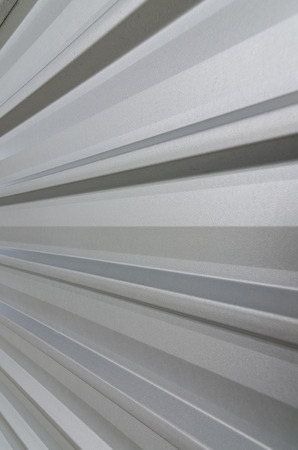 Close-up of a grey metal sheetの写真素材