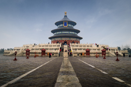 Temple of Heaven, Beijing, Chinaの写真素材