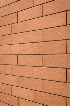 brick wall pattern close up as background imageの写真素材