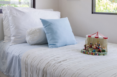 modern kid bedroom design with toy at homeの写真素材