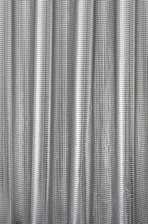 metal used as curtain as background imageの写真素材