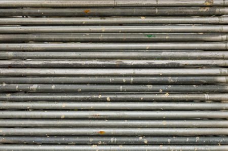 row of dirty circle pipe aluminium steel, metal for industryの写真素材
