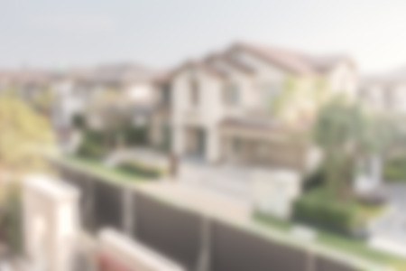 abstract blur exteriors of house for backgroundの写真素材