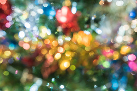 glitter bokeh lights bokeh defocused as background imageの写真素材