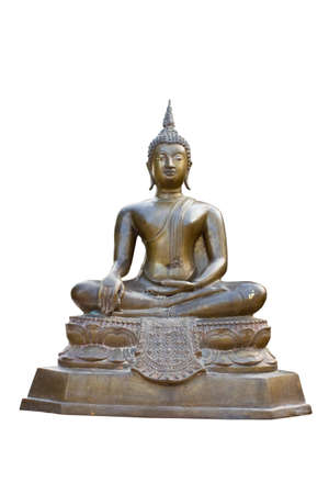 Buddha on white backgroundの写真素材