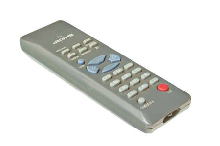 remote control on white backgroundの写真素材