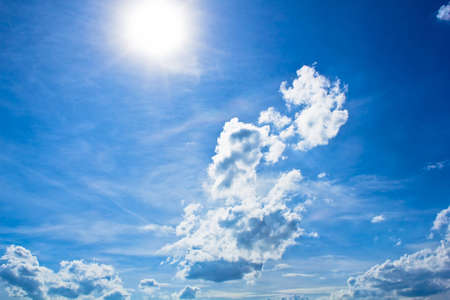 the beautiful cloudy の写真素材