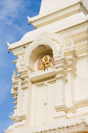 a pagoda of Buddhist  in thailandの写真素材