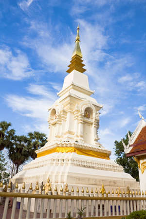 a pagoda of Buddhist  in thailandの写真素材