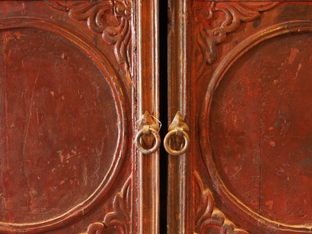 Antique door.の写真素材