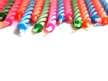 Candle for birthday     の写真素材