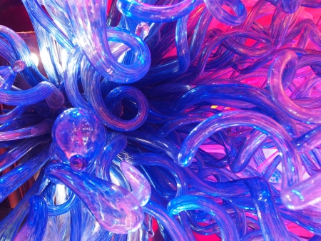 Patterns of colored glass の写真素材