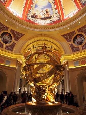 Building interiors, Venetian Macau.      のeditorial素材