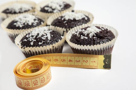 Disrupting the diet concept. Homemade foodの写真素材