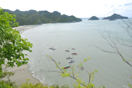 The boats at the bayの写真素材