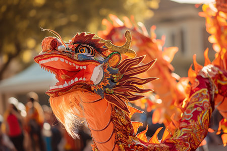 Chinese New Year parade in Kuala Lumpur.の素材