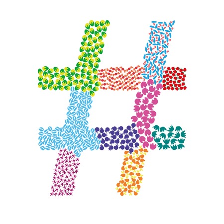 Sign number alphabet graphic illustration designのイラスト素材