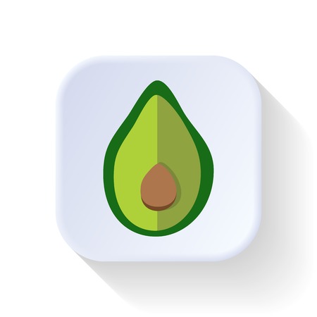 Avocado fruit graphic illustration design artのイラスト素材