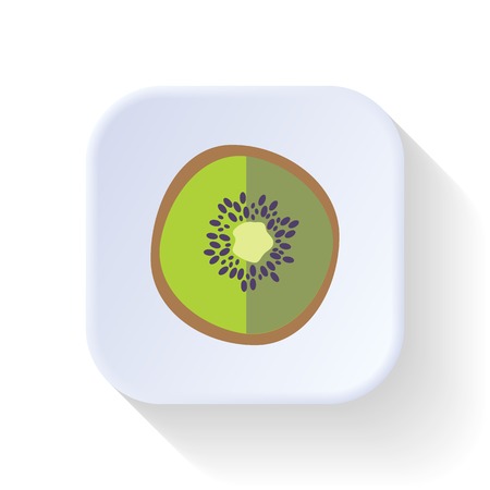 Kiwi fruit graphic illustration design artのイラスト素材