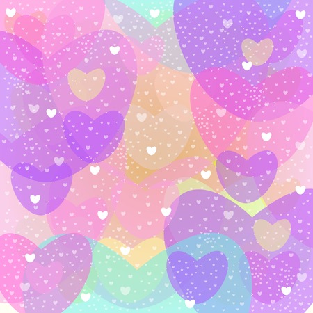 Heart love light vector graphic illustration design artのイラスト素材