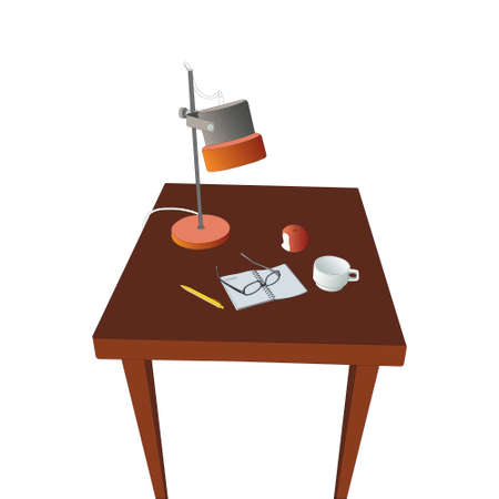 The writer`s workspaceの写真素材