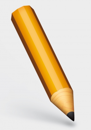 Pencil yellowの写真素材