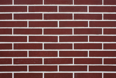  Beautiful background of pink brick wall . 