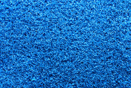 Blue artificial grass texture backgroundの写真素材