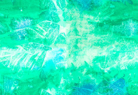 Abstract seamless pattern, texture in green and blue colors