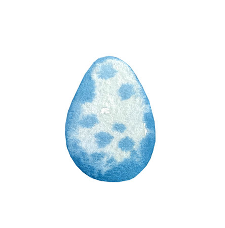 watercolor ester egg. hand drawn sketch illustration.の写真素材