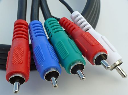 5 Cable Video Component cables