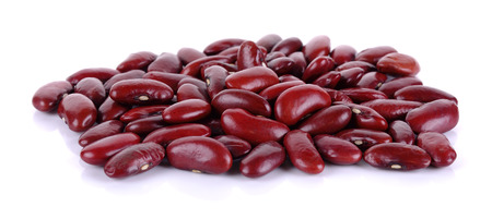 Kidney bean isolated on the white background.