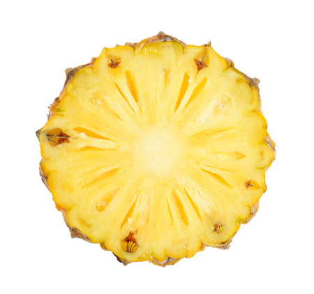 Pineapple isolated on the white background.