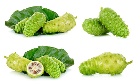 Exotic Fruit - Noni isolated on the white background.の写真素材