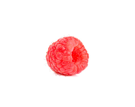 raspberry isolated on the white background .の写真素材