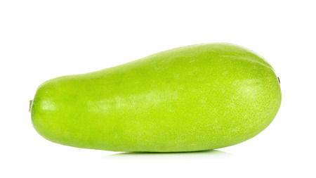 Winter melon isolated on the white background.の写真素材